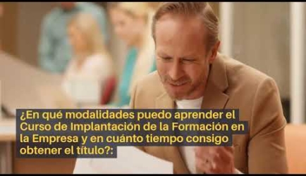Implantación de la Formación en la Empresa a Distancia: plan de estudios y tiempo de duración en el que conseguirás obtener el título
