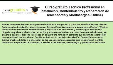 Formación para convertirte en Instalador de Ascensores y Montacargas: conoce lo que dicen los Estudiantes