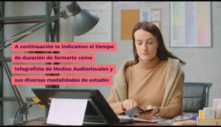 ¿Cuál es el plan de estudios que aprenderás al formarte como Infografista de Medios Audiovisuales?