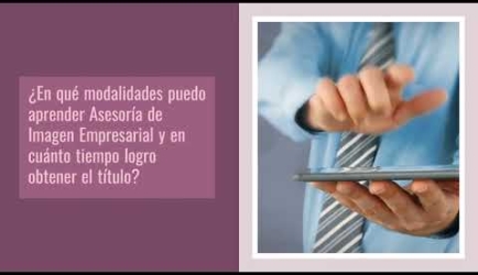 Asesoría de Imagen Empresarial a Distancia: plan de estudios y tiempo de duración de la Formación