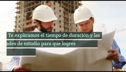 Conviértete encargado de Obra de Edificación a Distancia: asignaturas y el tiempo que tardarás en estudiarlo